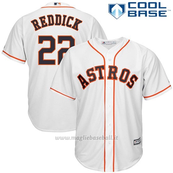 Maglia Baseball Uomo Houston Astros Josh Rossodick Bianco Cool Base